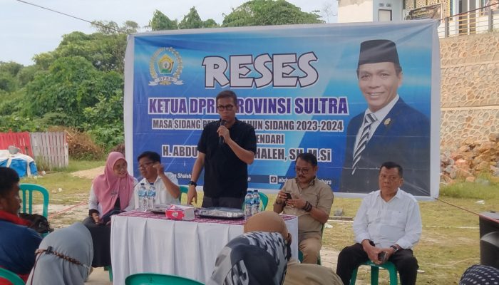 Reses ketua DPRD Provinsi Sultra Di Kelurahan Sambuli dan Anawai