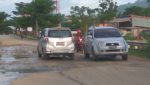 Tiga titik Jalan Poros Kota Bombana Dipenuhi lumpur