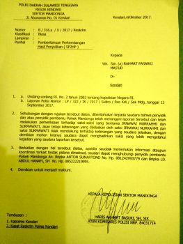 Keluarga Korban Pengeroyokan Keluhkan Kinerja Polsek Mandonga