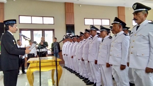 Lantik 60 Kades, Ini Pesan Bupati Konkep