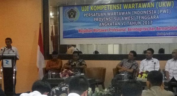 Ketua PWI SULTRA: Sudah 95 Persen Wartawan Kompoten