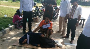 Polres Mina Gelar Rekontruksi Pembunuhan Ibu Hamil