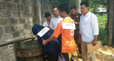 Polres Muna Gelar Rekontruksi Pembunuhan Ibu Hamil