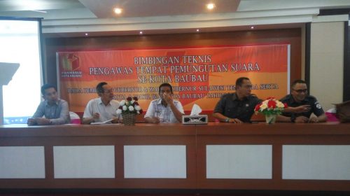 Bintek Pengawas TPS Resmi Dibuka, Ini Pesan Pj Wali Kota Bau - bau