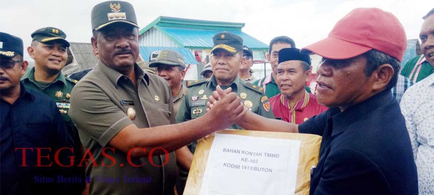 Tim Was Ev Pastikan Hasil Kegiatan TMMD di Buteng Sudah Sesuai Perencanaan