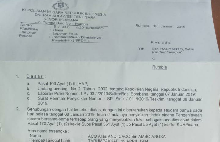 Andi Aco dan Andi Fendi Ditetapkan Tersangka Kericuhan di DPRD Bombana