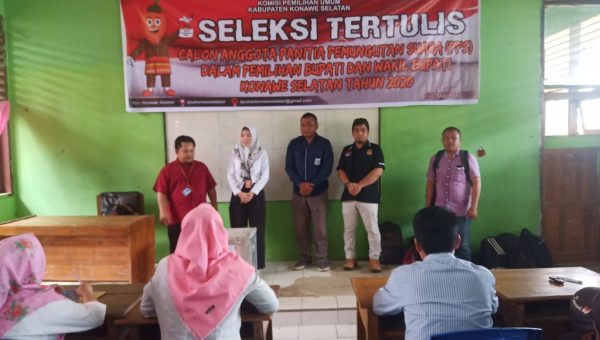 KPU Konsel Gelar Seleksi Tertulis Anggota PPS, Ini Pesan Seni Marlina