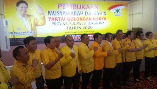 H. Herry Asiku Terpilih Aklamasi Musda X Partai Golkar Sultra