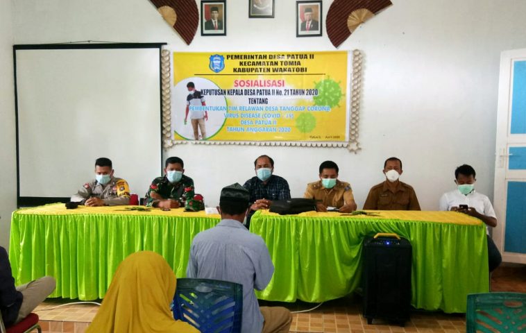 Desa Patua Sosialisasi Tanggap Covid-19