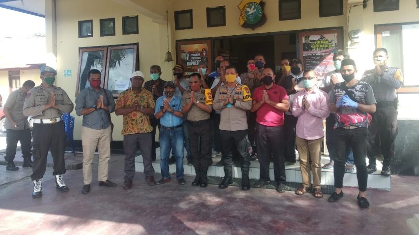 Kapolres Baubau Mediasi Dua Kelompok Warga Yang Bertikai