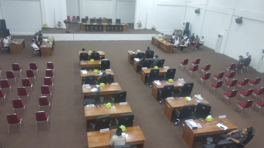 Refocussing Anggaran Tahap III DPRD Baubau Gelar Rapat Tertutup