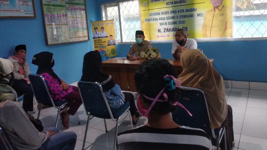 Reses di Masa Pandemi, Ini Aspirasi Warga ke Ketua DPRD Baubau