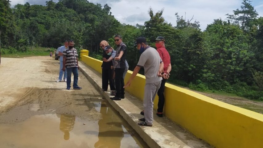 DPRD Konsel Temukan Proyek Jembatan & Bronjong Anggaran 4,5 Miliar Dikerjakan Asal Jadi