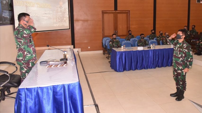 Koarmada II Berikan Pembekalan Kepada Unsur Satgas Perisai Sakti 2020