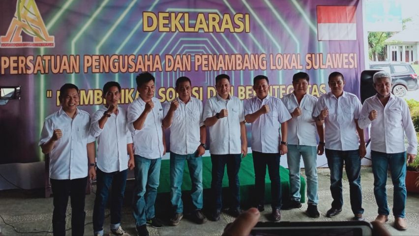 RAG Terpilih Aklamasi Sebagai Ketua Persatuan Pengusaha Tambang Lokal Sulawesi