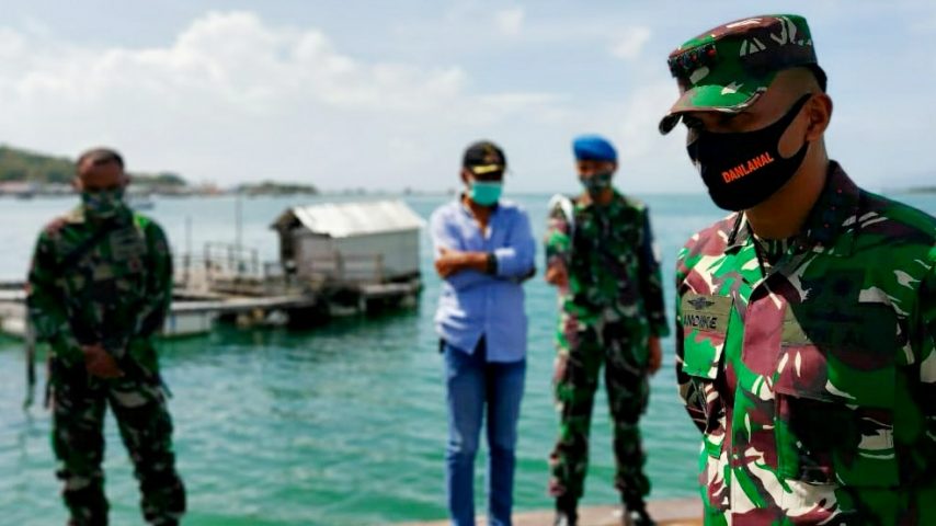 Dukung Program Ketahanan Pangan, Lanal Kendari Wujudkan Melalui Budi Daya Ikan Putih