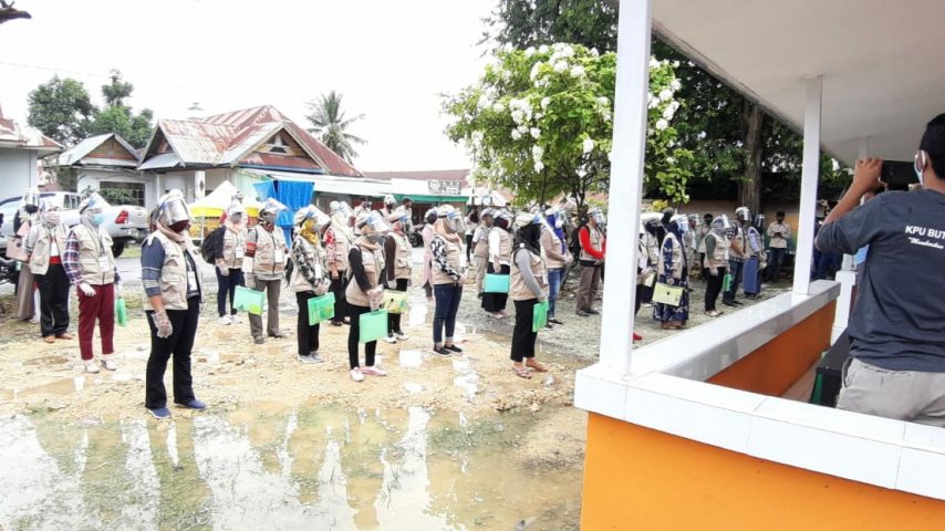 KPU Butur Gelar Apel Kesiagaan GCS