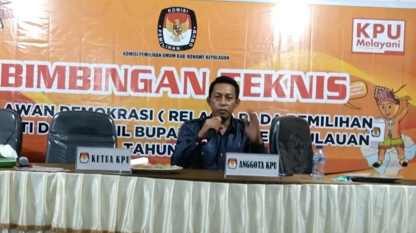 Meningkatkan Partisipasi Pemilih. KPU Konkep Melantik Relawan Demokrasi