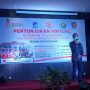 Plt Bupati Konsel, DR H Arsalim Arifin saat memberikan sambutan sekaligus membuka acara. FOTO : MAHIDIN