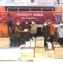 PT ANTAM Tbk sebagai salah satu anak perusahaan MIND ID melaksanakan kegiatan Charity Weeks dengan menyalurkan Bantuan APD , Peralatan Olahraga ke Pemerintah Kabupaten Kolaka serta Bantuan Sembako UMKM wisata kuliner terdampak Covid-19