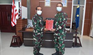 Jelang Pergantian, Kepala Staf Koarmada II Bacakan Memorandum