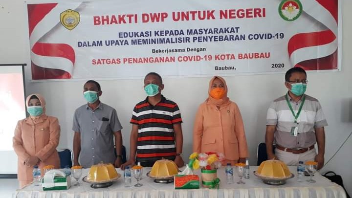 Saat Pembukaan Kegiatan Bhakti DWP Untuk Negeri Edukasi Kepada Masyarakat