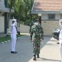 Jajar kehormatan valref saat menerima kunjungan komandan PMPP