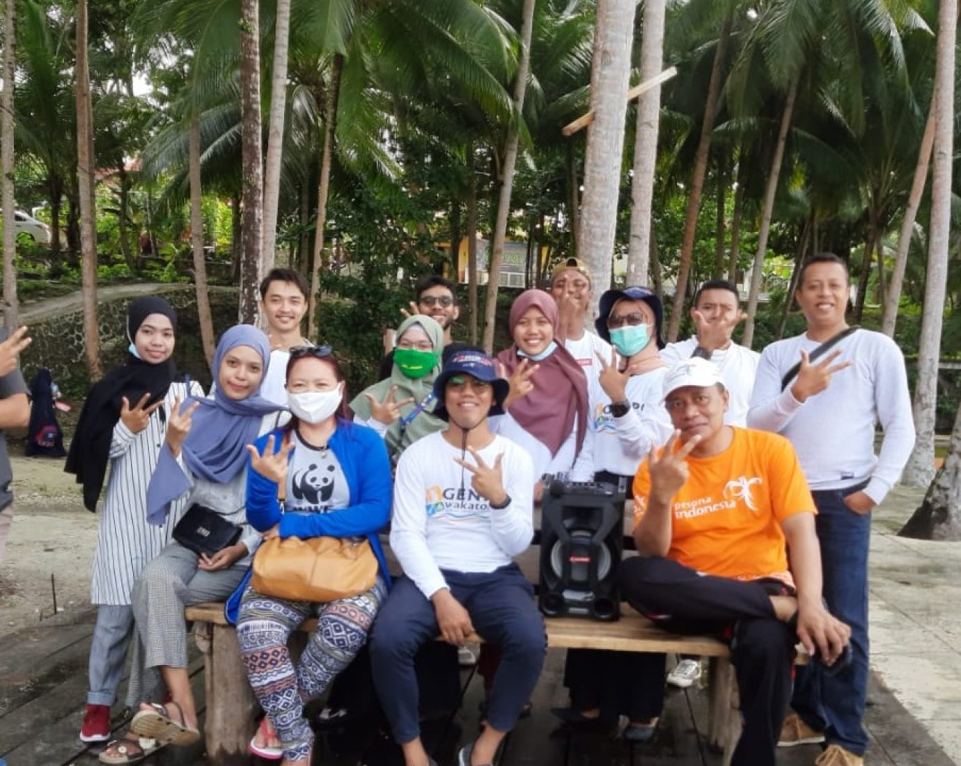 Sosialisasikan Wisata Edukasi, GenPI Wakatobi Gelar Baksos