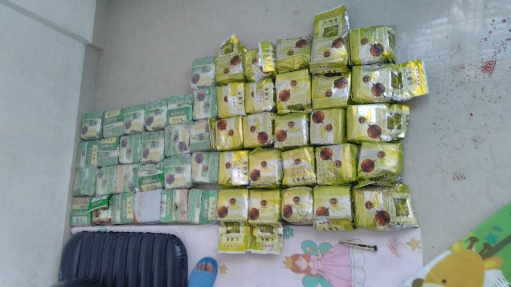 Barang bukti sabu yang berhasil diamankan