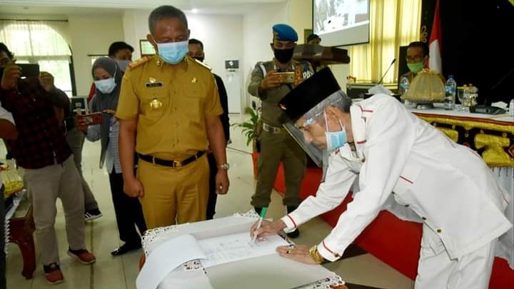 Peresmian aplikasi E-Kinerja oleh Wali Kota Baubau