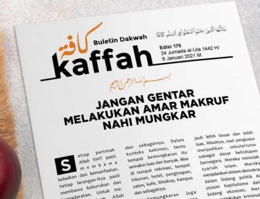 Buletin Kaffah No. 175 (24 Jumada al-Ula 1442 H-8 Januari 2021 M)