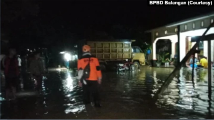 Sebanyak 3.571 unit rumah terendam banjir di Kabupaten Balangan, Provinsi Kalimantan Selatan.(Foto: Courtesy/BPBD Balangan)