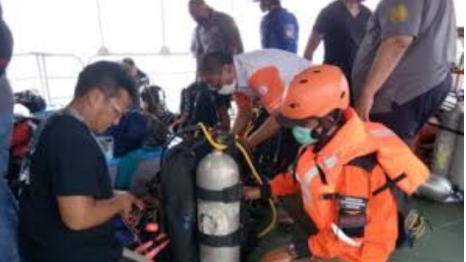 Persiapan evakuasi korban pesawat Sriwijaya Air. (Foto: Courtesy)