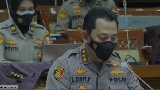 Suasana fit and proper test calon Kapolri
