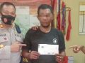 Salah satu tersangka pencurian besi