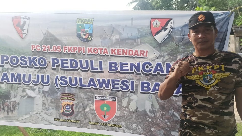 Harun Batek selaku Sekretaris FKPPI kota Kendari