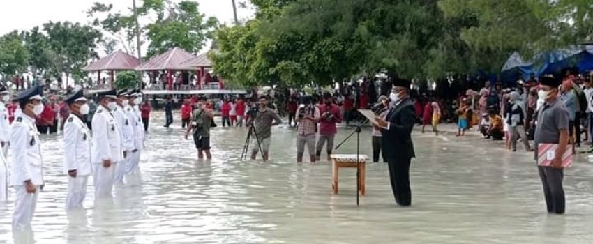 Pelantikan Kades Terpilih di Buteng Digelar Unik