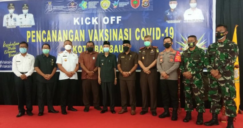 Vaksinasi Covid-19 Kota Baubau Dimulai Hari Ini