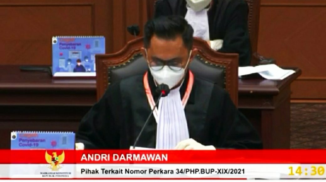 Sidang Pilkada Konsel Dalil Pemohon Dinilai Prematur