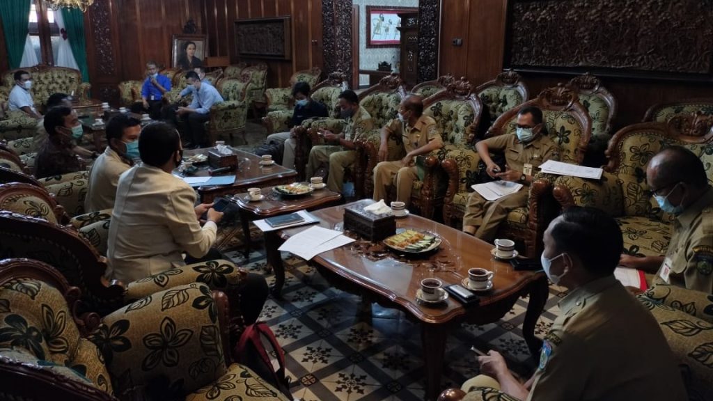 Pertemuan antara Bupati Jepara dan pemuda Muhammadiyah Jepara