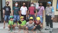Empat Pemuda Pencuri Kabel PLN Ditangkap Polisi