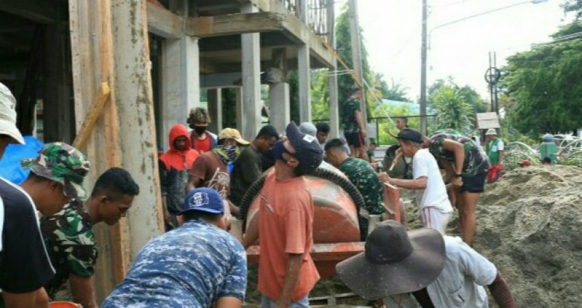Sambut Bulan Suci Ramadhan 2021, ini Karya Bakti Kodim 1417/ Kendari