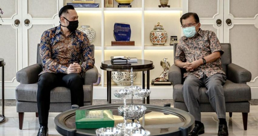 Silaturahmi ke Kediaman JK, Ini Pembahasan AHY