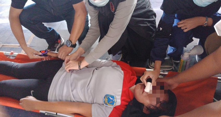 Atlet Dayung KONI Sultra Pingsan saat Seleksi