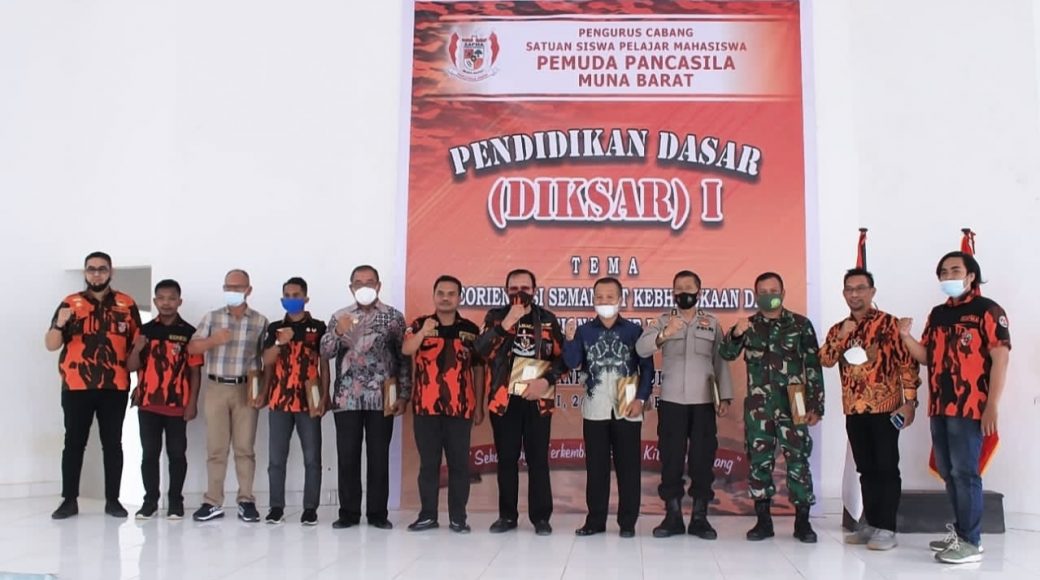 Buka Diksar I SAPMA PP Mubar, Ini Pesan Bupati Mubar