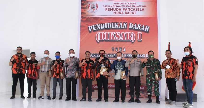 Buka Diksar I SAPMA PP Mubar, Ini Pesan Bupati Mubar