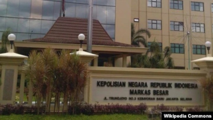 Mabes Polri, Trunojoyo, Jakarta. (Foto: Wikipedia)
