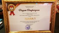 KPU Sultra Raih Juara 1 Penyusunan Laporan Keuangan 2020