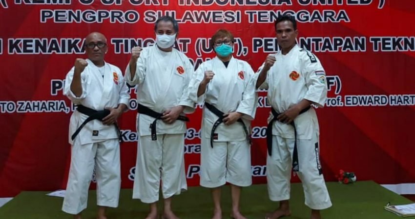 Pelatih Kempo Terbaik Nasional Pimpin UKT Porkemi Sultra