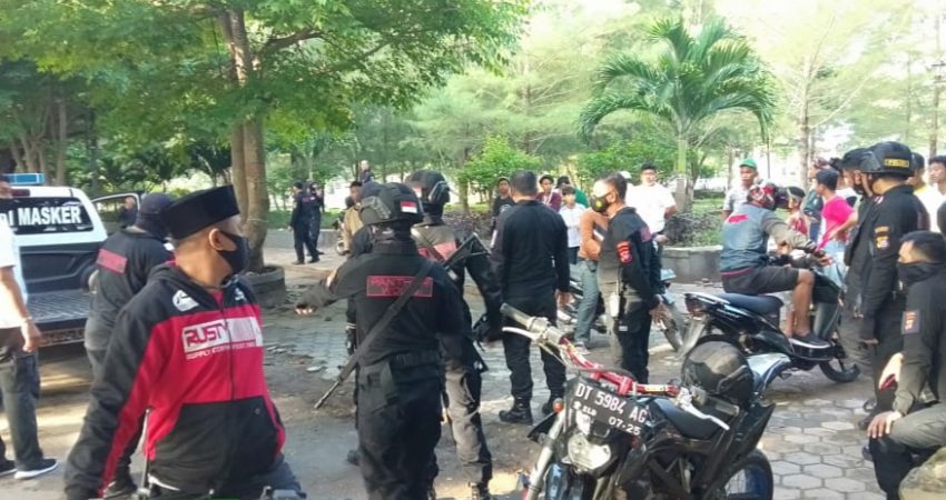 Gelar Cipta Kondisi, Polres Baubau Amankan Sejumlah Kendaraan Pelaku Balap Liar